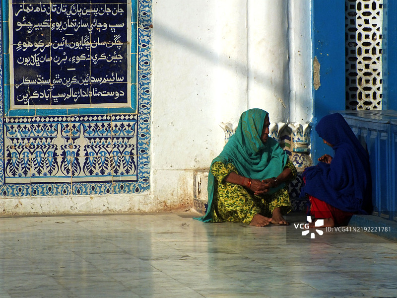 沙阿布杜勒·拉提夫·比泰神庙的外观图片素材