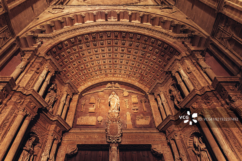 西班牙帕尔马大教堂，巴利阿里群岛，马约卡岛图片素材