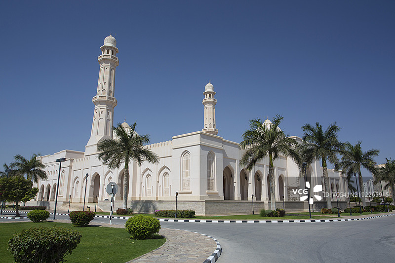 萨拉拉的库布斯苏丹清真寺，阿曼，亚洲图片素材