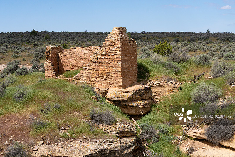 霍文维普古代普韦布洛村遗址图片素材