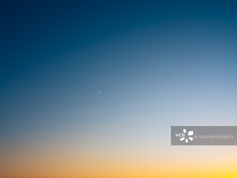 日落时的天空图片素材