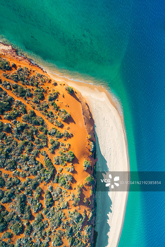 从高空俯瞰澳大利亚图片素材