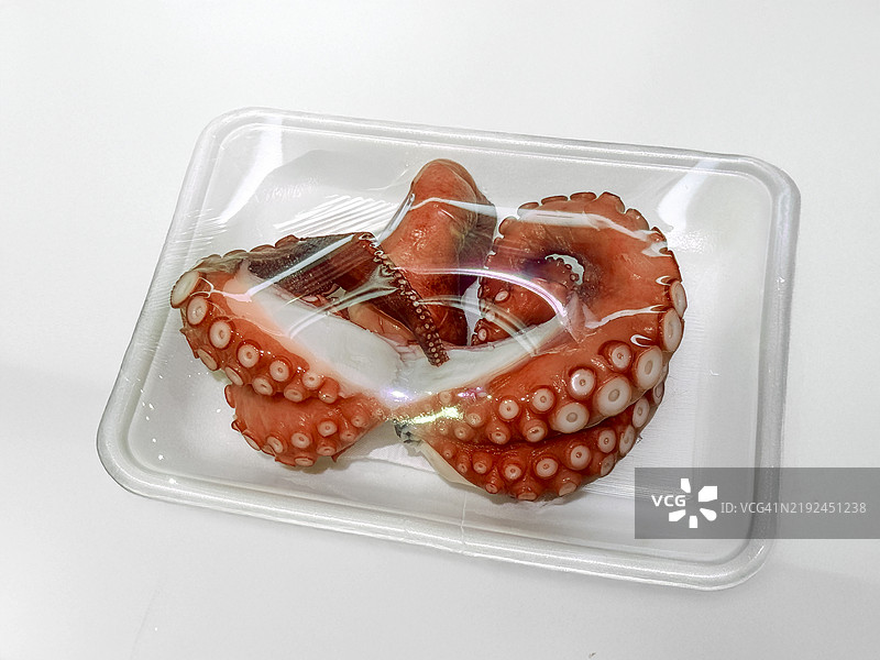 海洋新鲜蒸章鱼图片素材