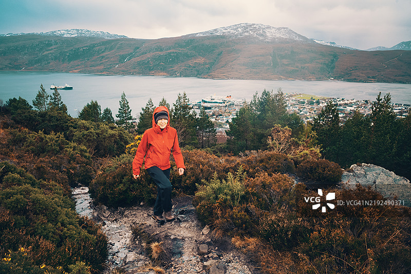 苏格兰乌拉普尔小径，除夕夜图片素材