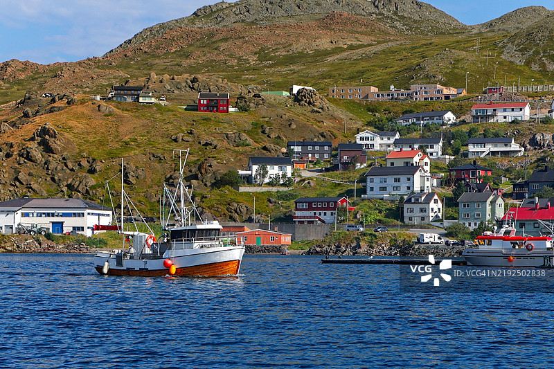 挪威渔村图片素材