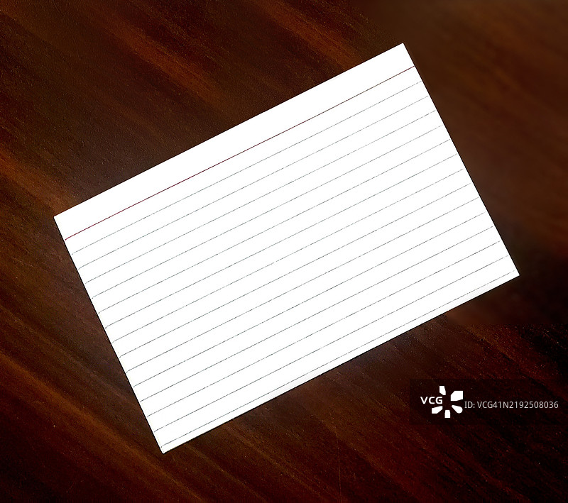 带有线条的白色索引卡图片素材