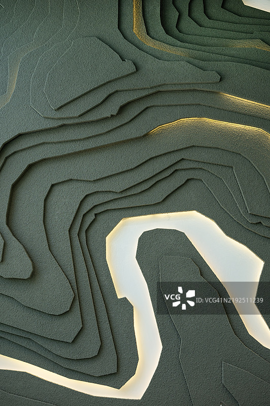 带背光的纹理地形图图片素材