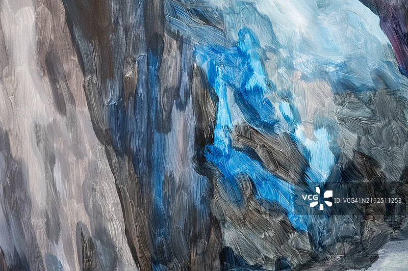 柔和色调的纹理抽象画笔触图片素材