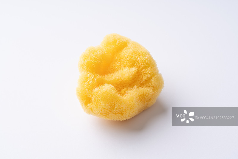 白色背景上的天然海绵图片素材