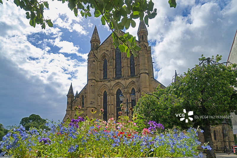 赫克萨姆修道院，赫克萨姆，诺森伯兰，英格兰，英国图片素材