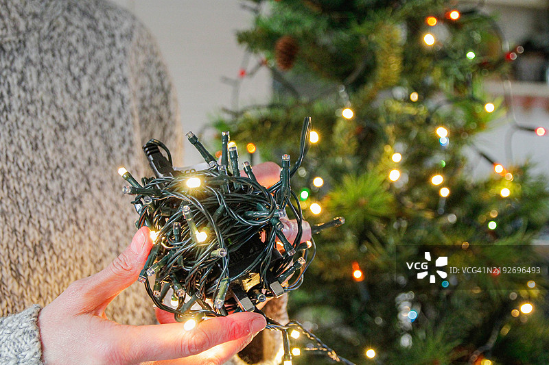 圣诞灯饰图片素材