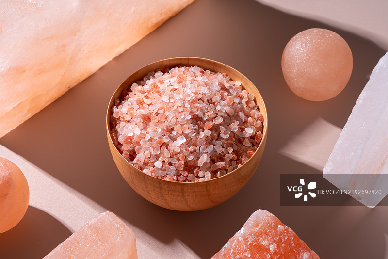 各种喜马拉雅粉盐图片素材