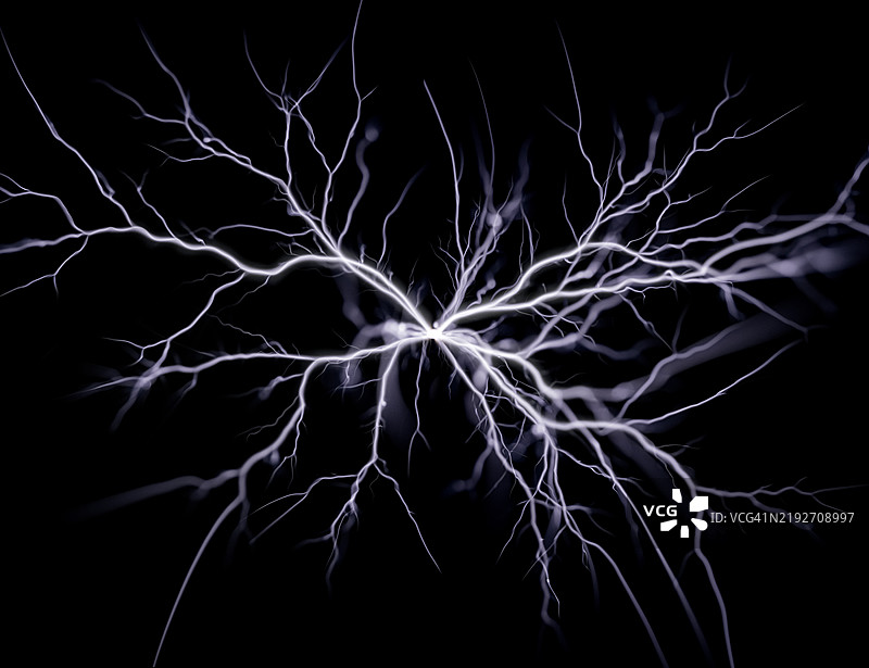 特斯拉线圈放电图片素材