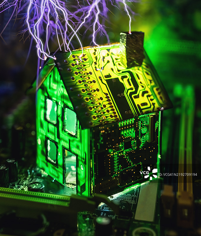 住宅电力消费图片素材