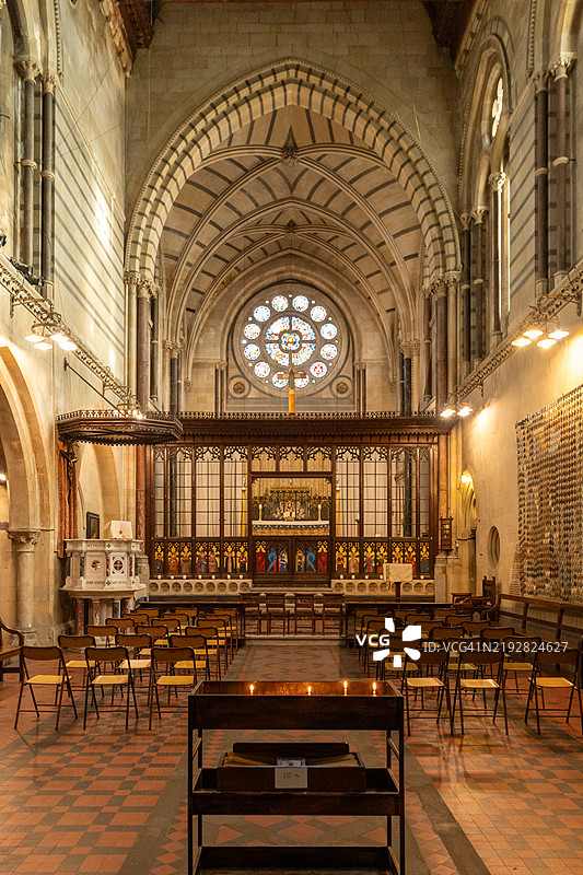 克里米亚纪念基督教堂，贝尤鲁，伊斯坦布尔。图片素材