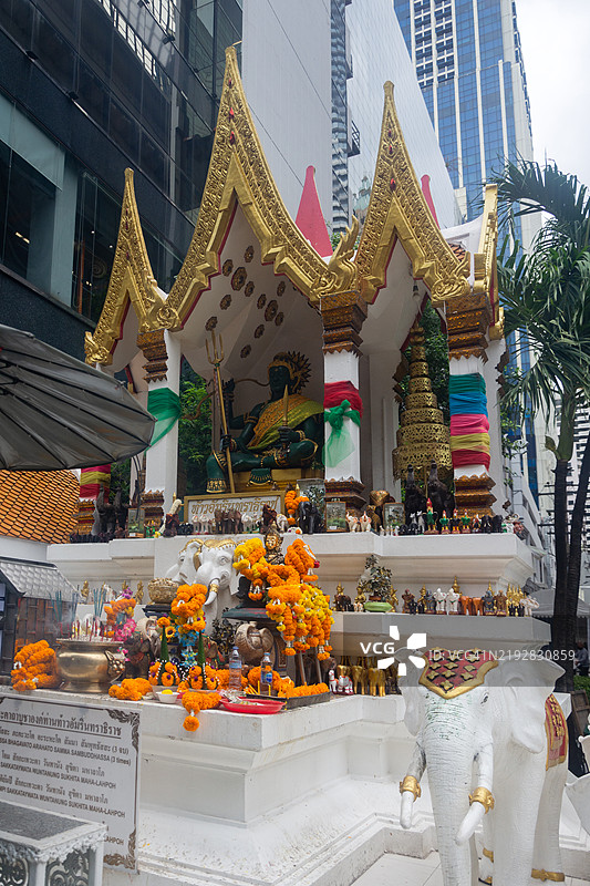 普隆吉特路上的因陀罗神庙图片素材