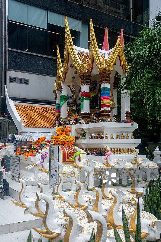 普隆吉特路上的因陀罗神庙图片素材