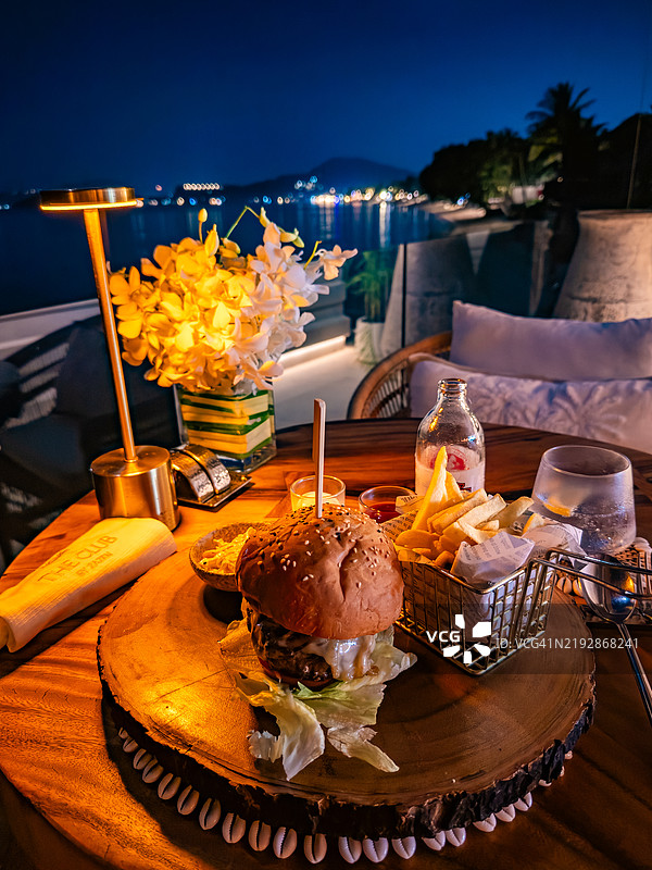 泰国苏梅岛博普海滩度假村的景观图片素材