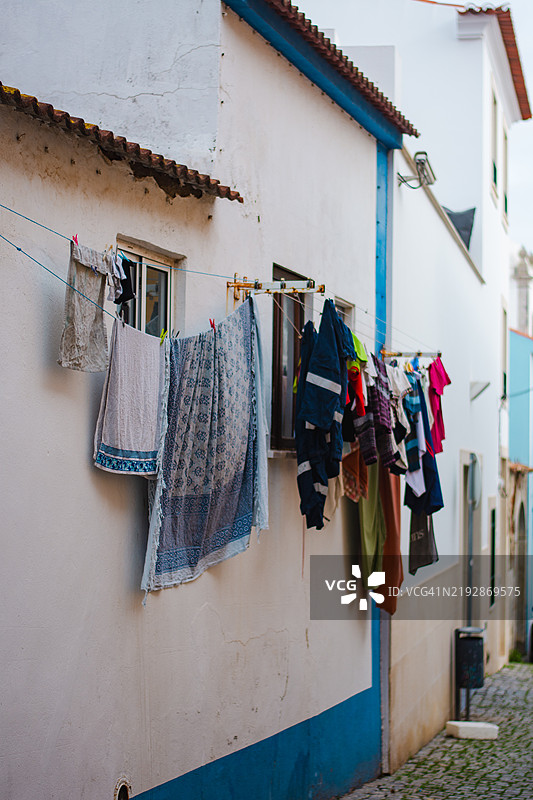 西尼斯老城的街道图片素材