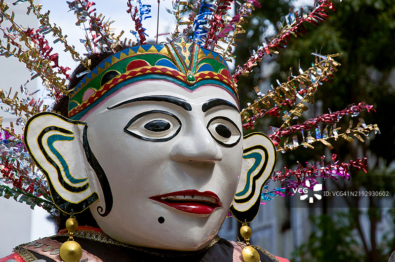 雅加达传统面具图片素材