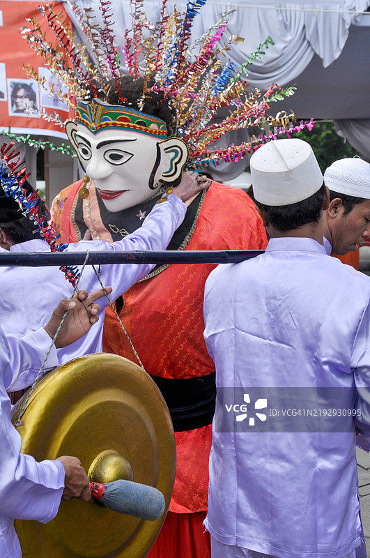 雅加达传统面具图片素材