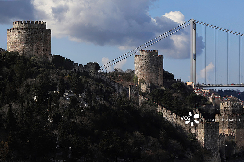伊斯坦布尔的鲁美利堡图片素材