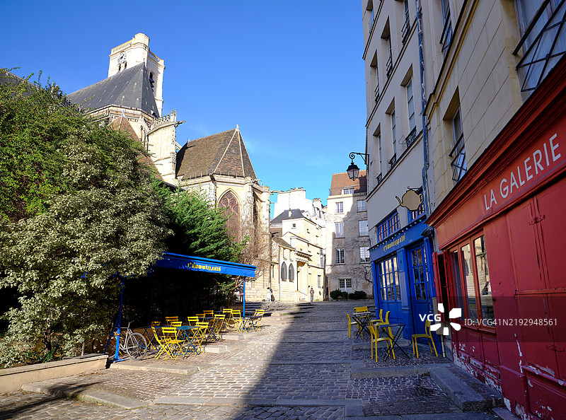 巴黎的玛黑区图片素材