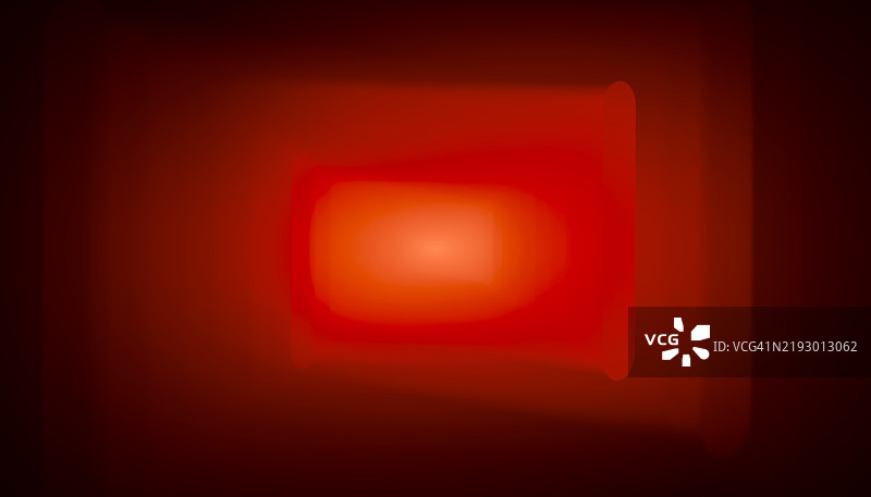 黑暗中透过门口的红光图片素材