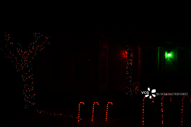 户外圣诞装饰图片素材