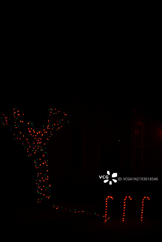 户外圣诞装饰图片素材