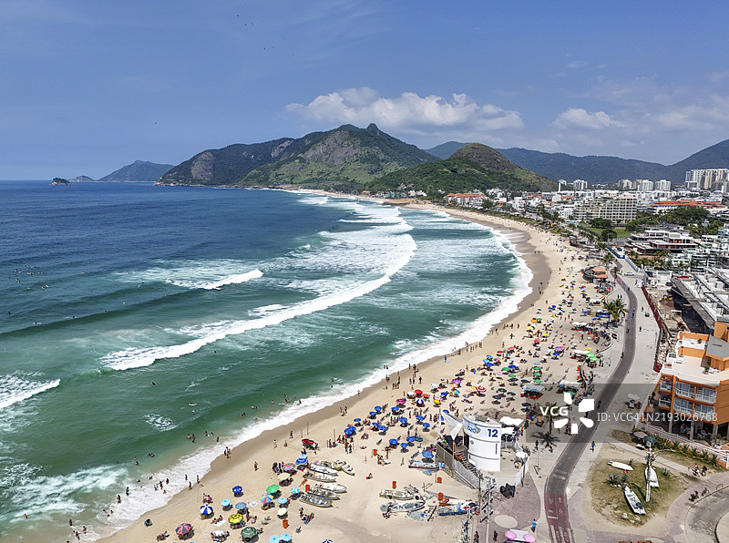 里约热内卢的马昆巴海滩图片素材