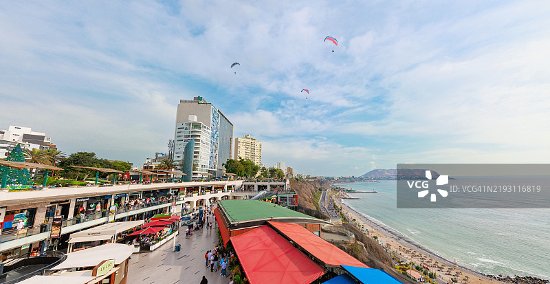拉尔科马尔购物和旅游中心，秘鲁利马图片素材