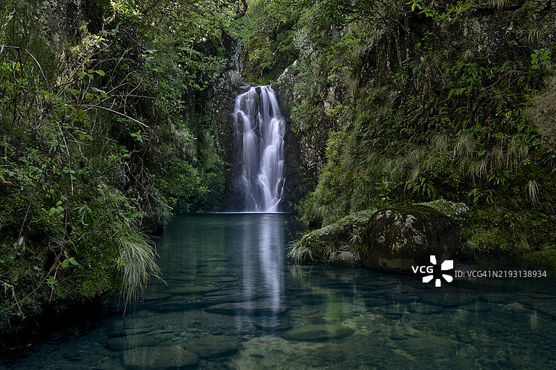 瀑布的景观图片素材