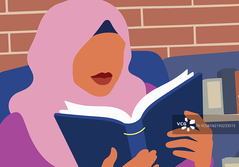 专注阅读：学习的瞬间图片素材