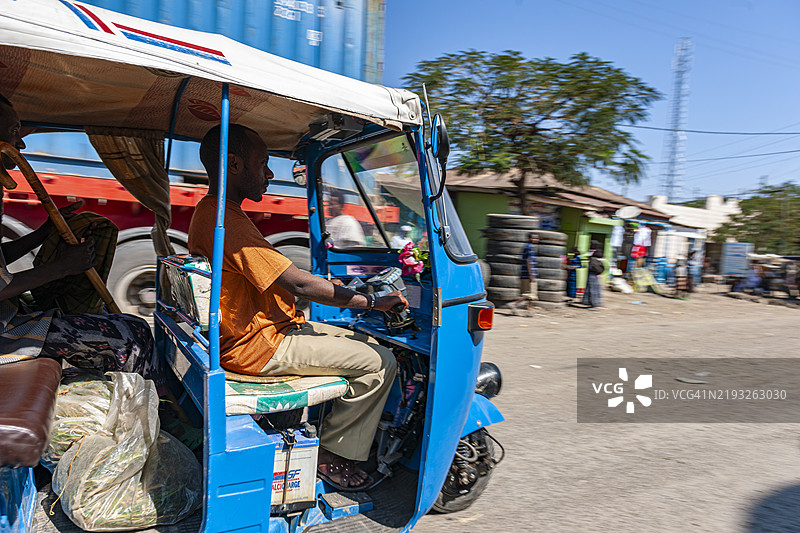 埃塞俄比亚，巴提的人力车图片素材