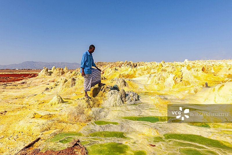 埃塞俄比亚，达洛尔的地热泉图片素材