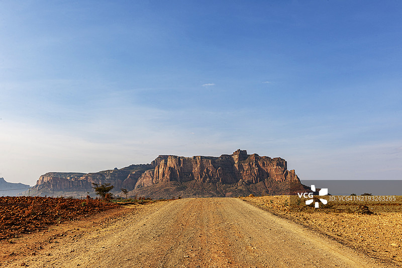 埃塞俄比亚，提格雷高原风景，靠近玛丽亚姆·帕帕塞提教堂图片素材