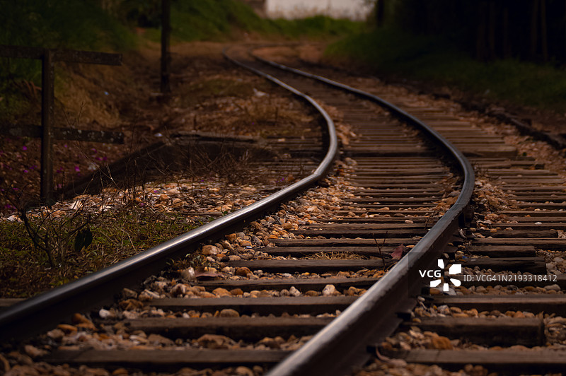 铁路轨道特写图片素材