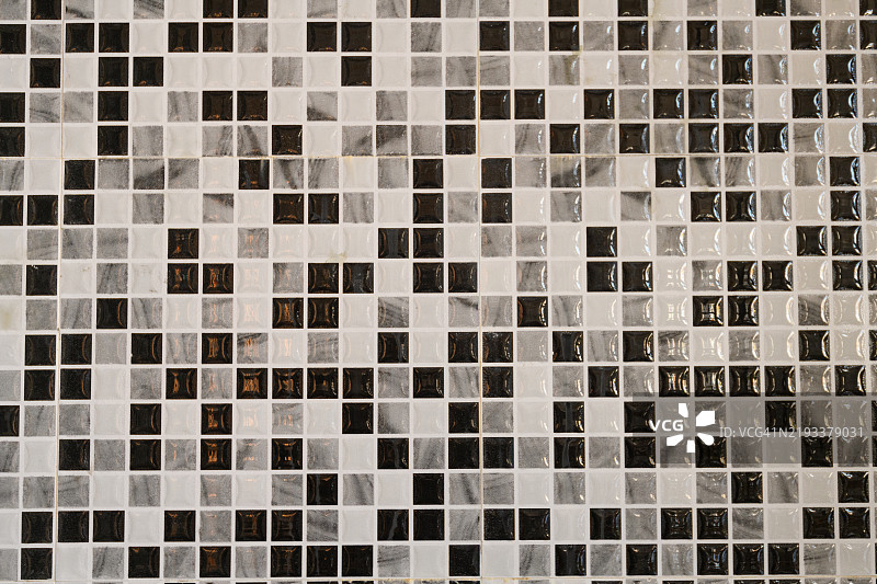 黑色和灰色马赛克瓷砖图片素材