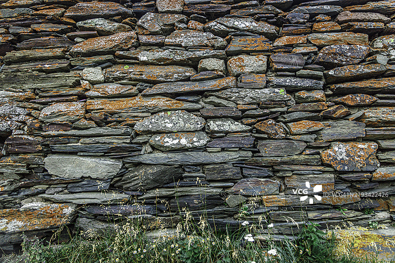 古老的石墙图片素材