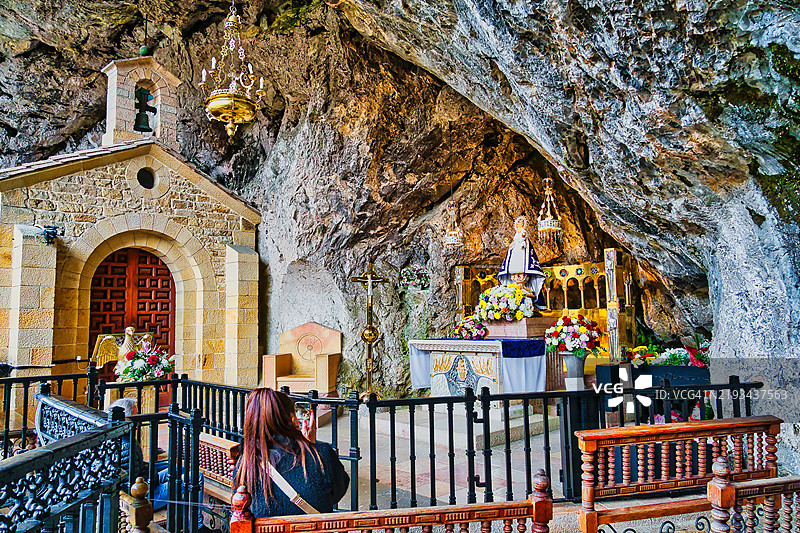 科瓦东加的圣母 - 西班牙阿斯图里亚斯图片素材