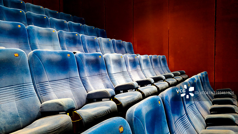 电影院里的空座位图片素材