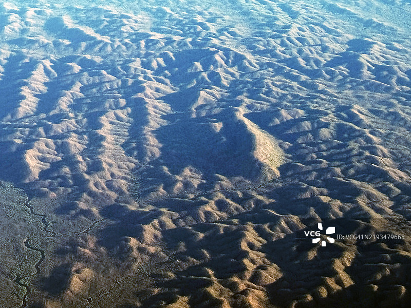 皱褶的风景，凯普约克，昆士兰，澳大利亚图片素材