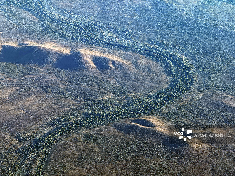 皱褶的风景，凯普约克，昆士兰，澳大利亚图片素材