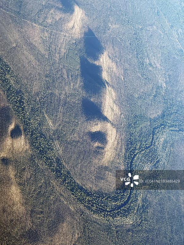 皱褶的风景，凯普约克，昆士兰，澳大利亚图片素材