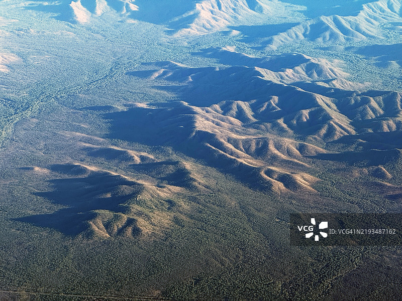 皱褶的风景，凯普约克，昆士兰，澳大利亚图片素材