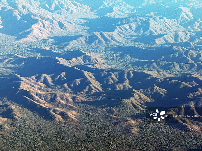 皱褶的风景，凯普约克，昆士兰，澳大利亚图片素材