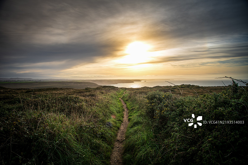 威尔科茨废弃的锡矿图片素材