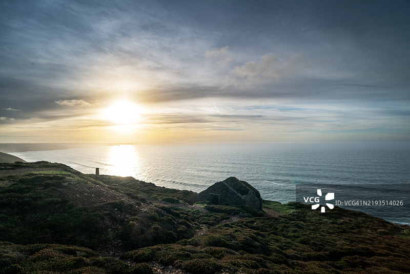 威尔科茨废弃的锡矿图片素材