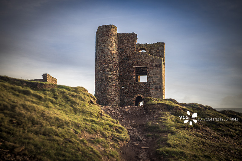 威尔科茨废弃的锡矿图片素材